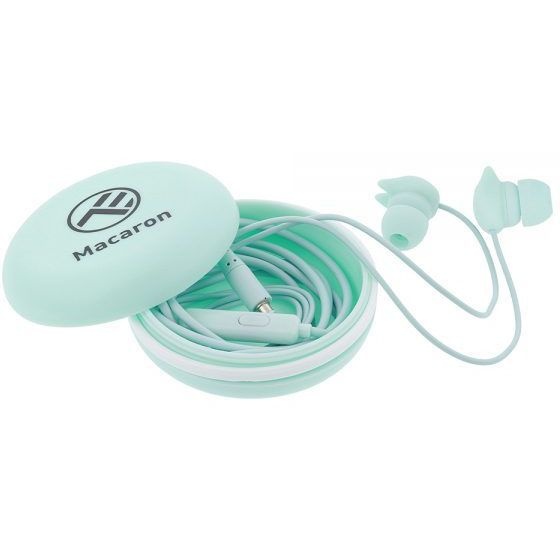 Tellur Casti In-Ear Macaron Cu fir 1.2M Jack 3.5MM Microfon Albastru 42506305